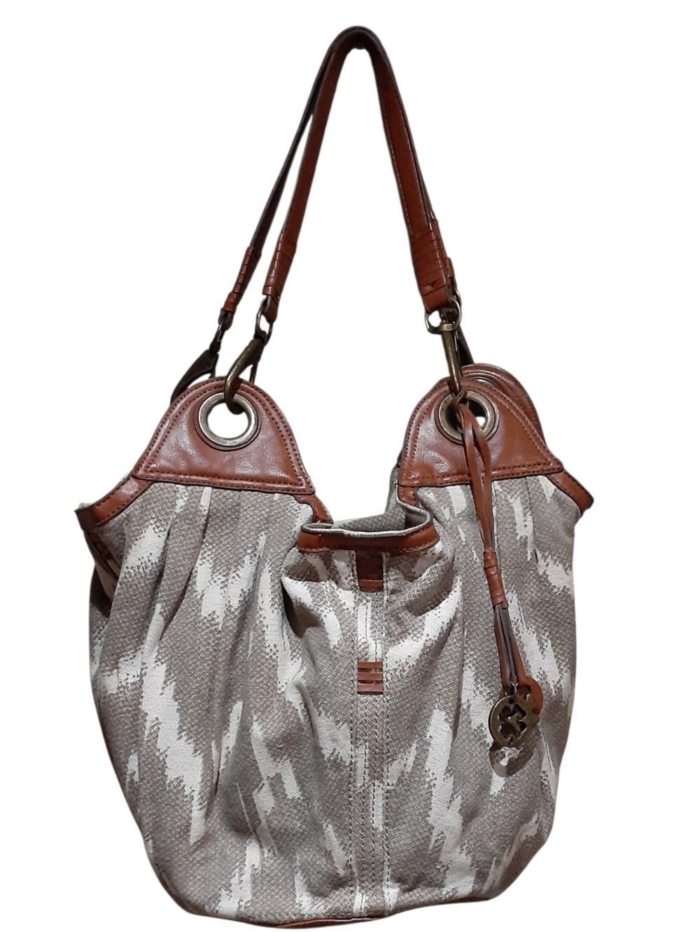 Lucky Brand Bali Hai Hobo Bag Oyster
